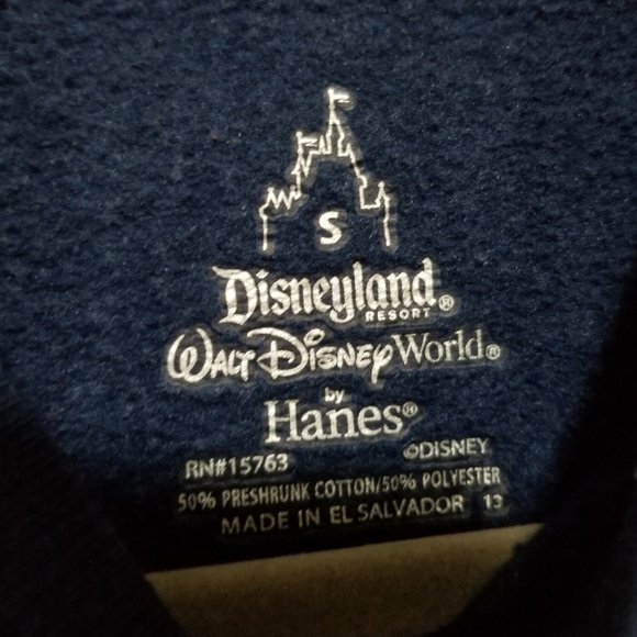 Disneyland Resort 2014 Printed Navy Crewneck Top - Picture 4 of 4